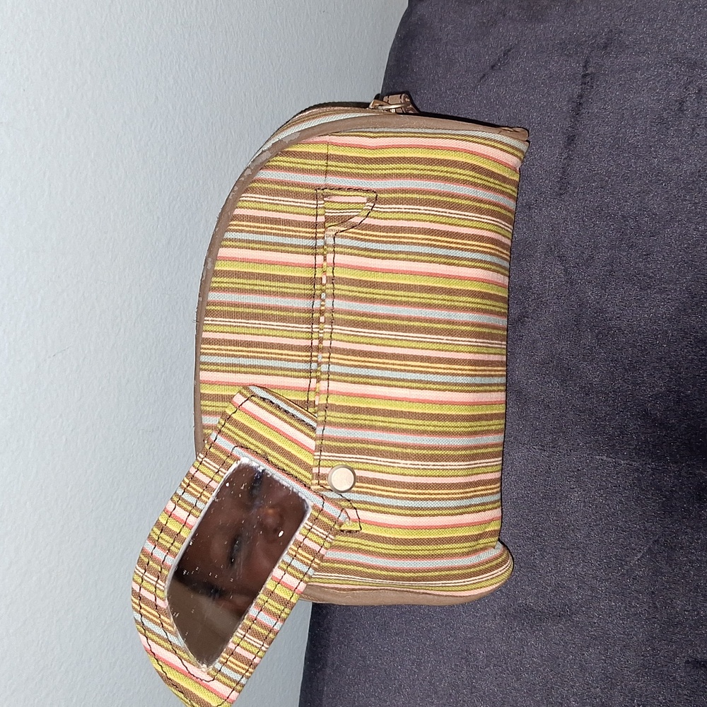 π 4 piece Longaberger bags set. Hobo, cell cosmetics, tote. Striped. - Picture 8 of 17